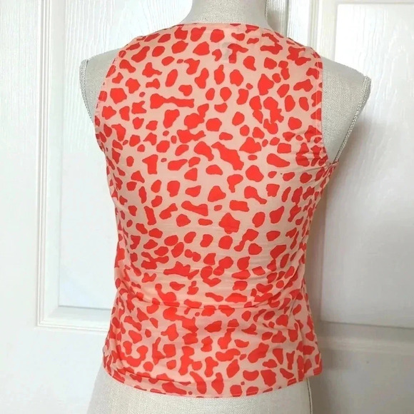 Diane vonFurstenberg Silk Giraffe Print Tank - Picture 3 of 5